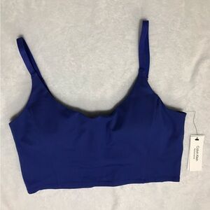 NWT Calvin Klein- Womens Blue Padded Sports Bra